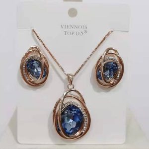 Ensemble collier et chaîne Femme