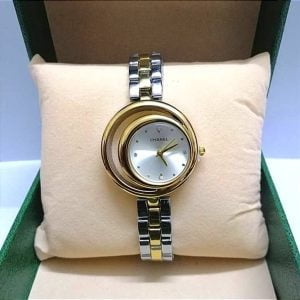 Montre femme couleur Or et argent Channel